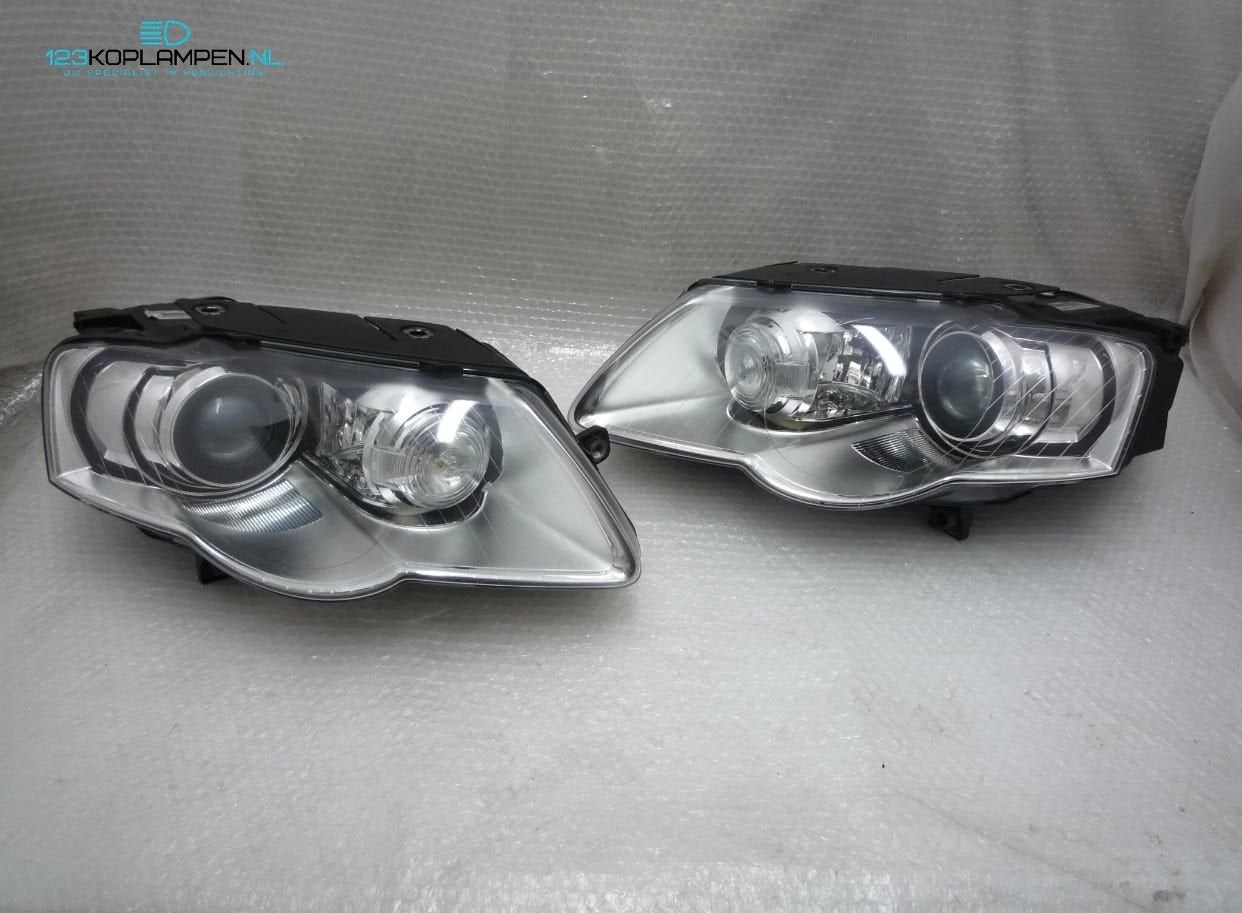 Volkswagen Passat B6 facelift Bi-Xenon LED koplamp koplampen, Autos : Pièces & Accessoires, Éclairage, Volkswagen, Utilisé, Origine de la pièce connue