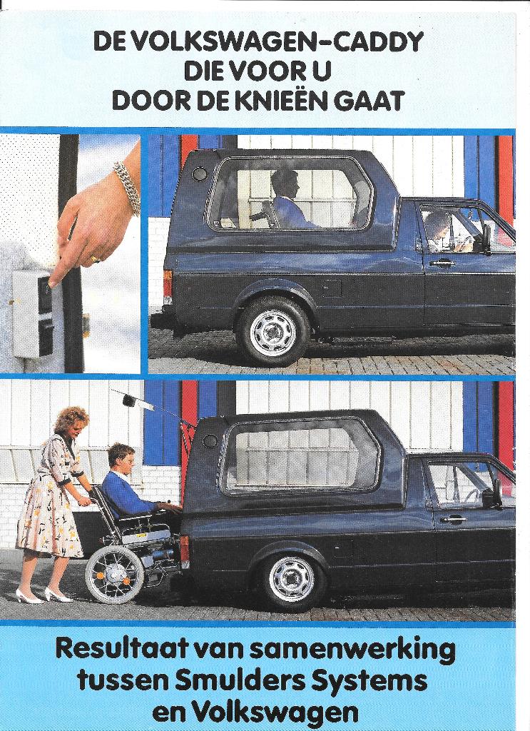 VOLKSWAGEN CADDY HYCAR-conversie, Livres, Autos | Brochures & Magazines, Enlèvement ou Envoi, Comme neuf, Volkswagen