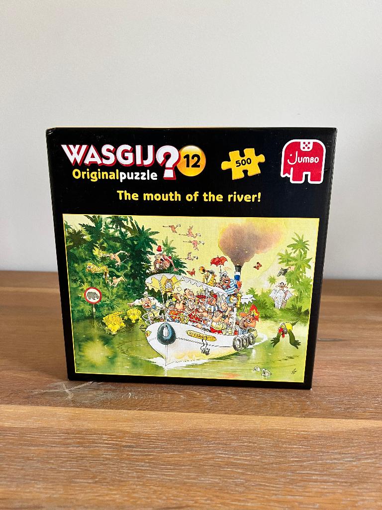 Puzzel WasGij Original n12-L'embouchure de la rivière!, Enlèvement ou Envoi, 500 à 1500 pièces, Comme neuf, Puzzle