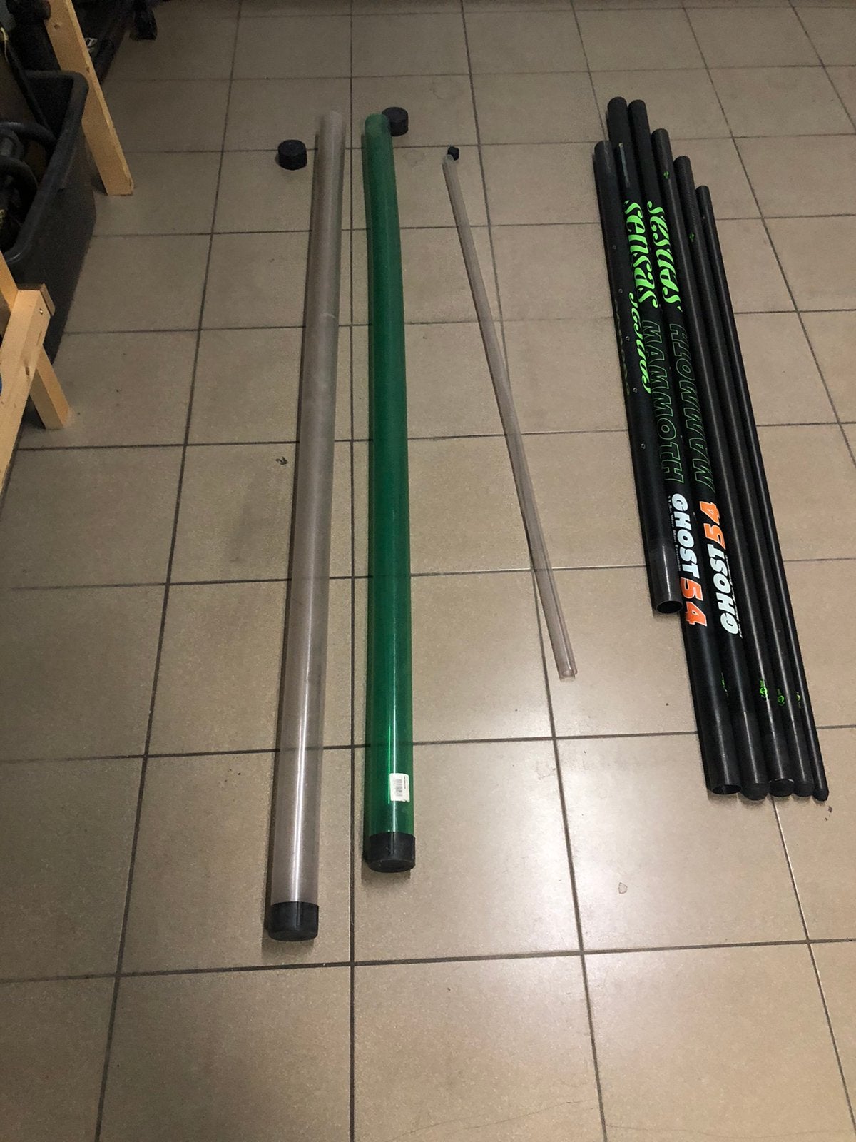 Vishengel sensas Ghost 54 11,5 m, Watersport en Boten, Hengelsport | Witvissen, Ophalen, Zo goed als nieuw