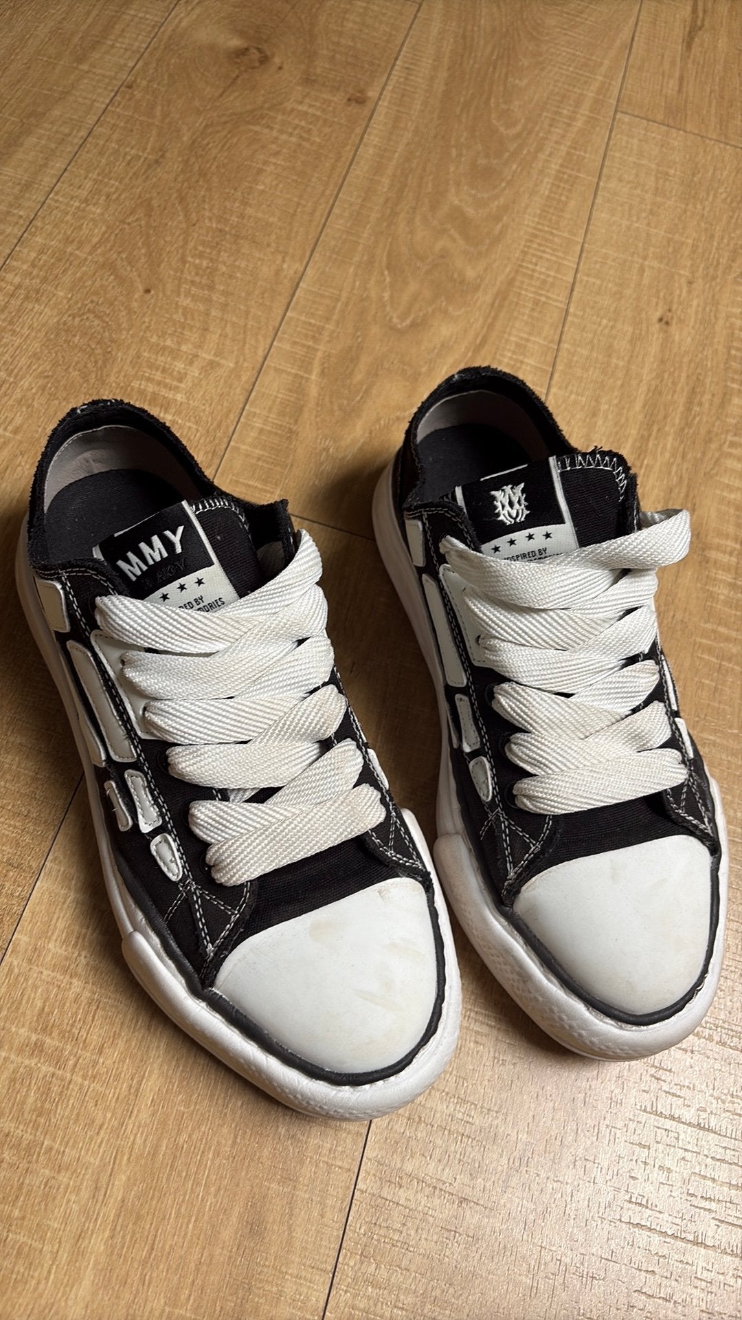 Maison mihara yasuhiro schoen, Kleding | Heren, Verzenden, Zwart, Zo goed als nieuw, Sneakers