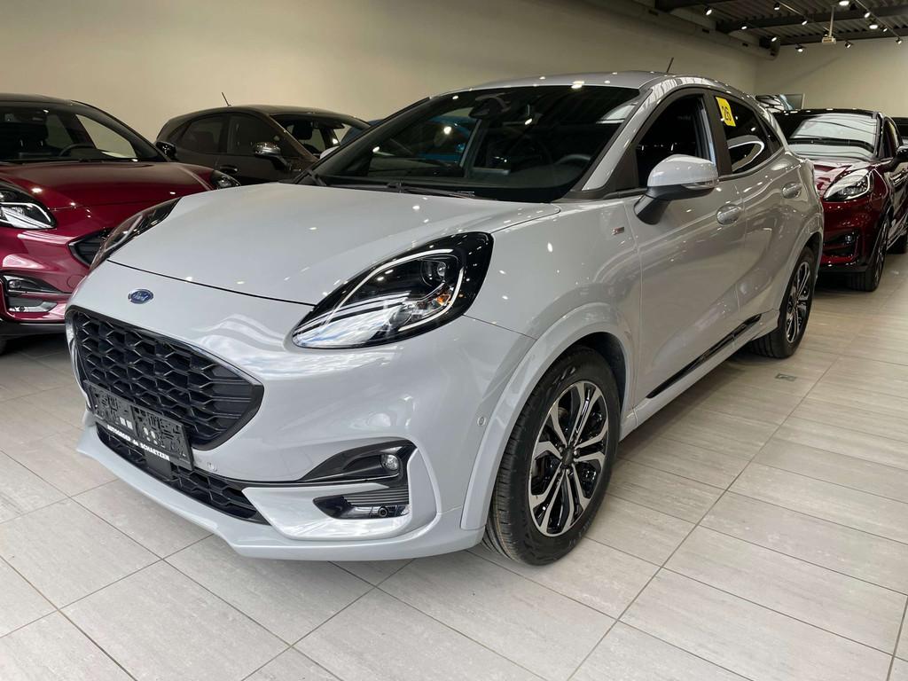 Ford Puma 1.0 125PK MHEv ST-Line (bj 2023), Auto's, Ford, 121 g/km, Stof, Bedrijf, Hybride Elektrisch/Benzine
