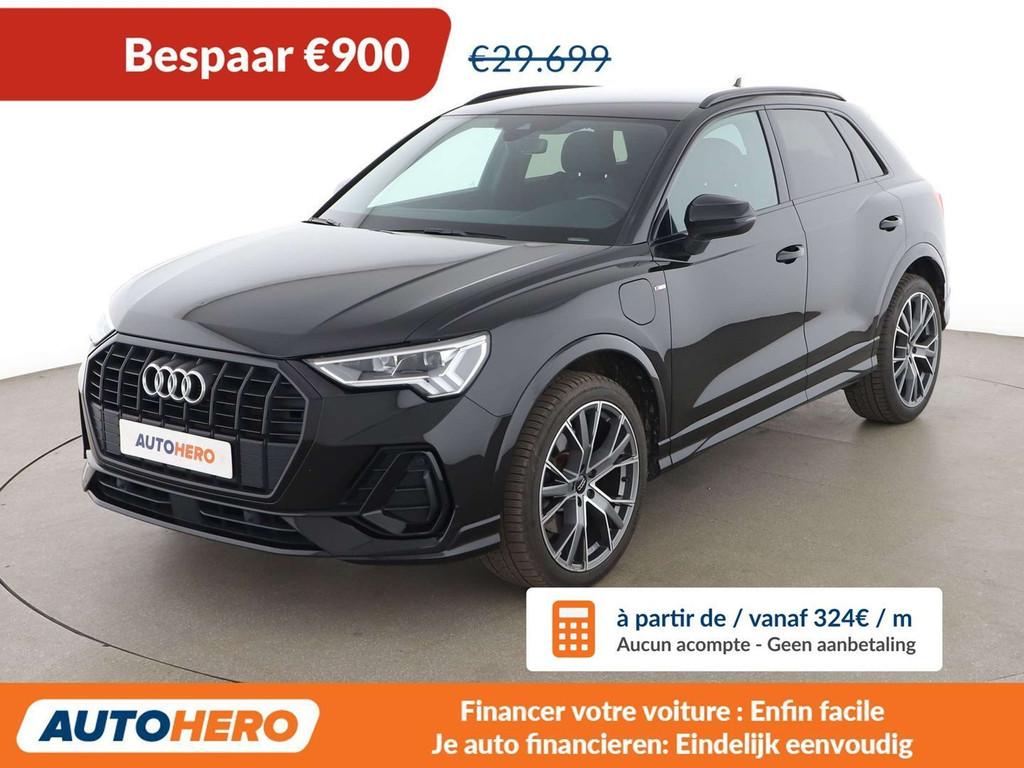 Audi Q3 45 TFSIe S line (année de construction 2022), 1395 cm³, Achat, Euro 6, Détection des panneaux routiers