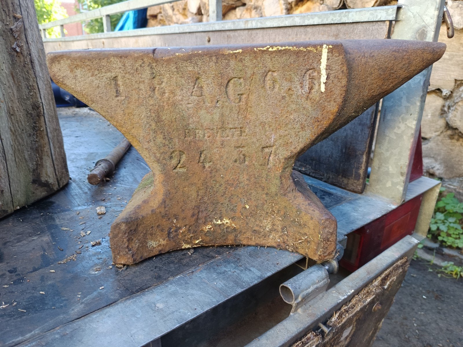 belle enclume de 66 kg de fabrication française, Enlèvement