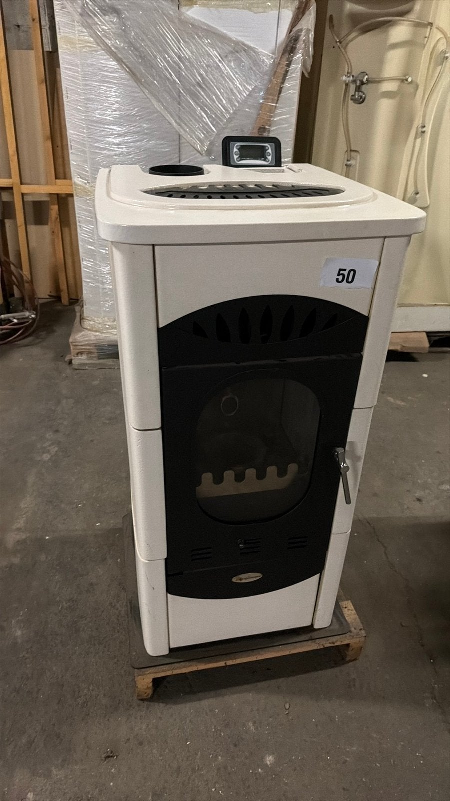 POÊLE MIXTE PELLETS / BOIS EUROFLAMMA GINEVRA 9 kW, Enlèvement, Comme neuf, Bois, Poêle à granulés