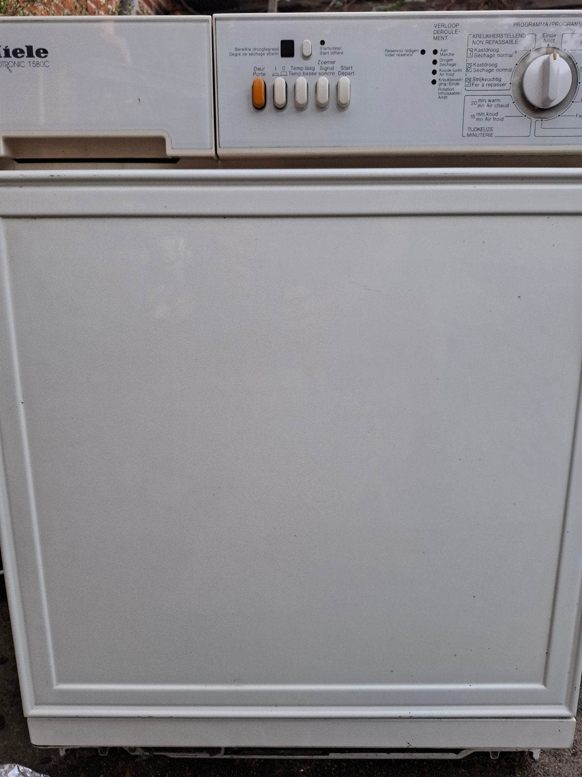 Miele condensdroogkast getest, Enlèvement
