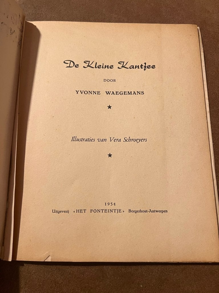 De kleine Kantfee - Yvonne Waegemans, Garçon ou Fille, Enlèvement ou Envoi, Fiction général, Yvonne Waegemans