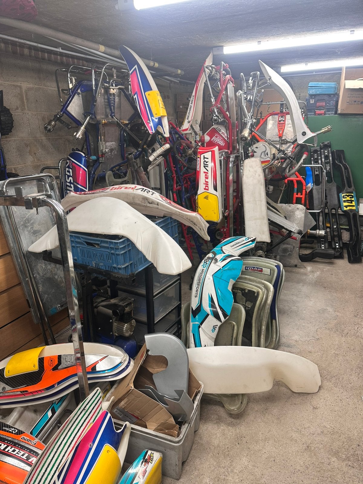 Karting otk + pieces, Enlèvement, Utilisé, Pièces Kart