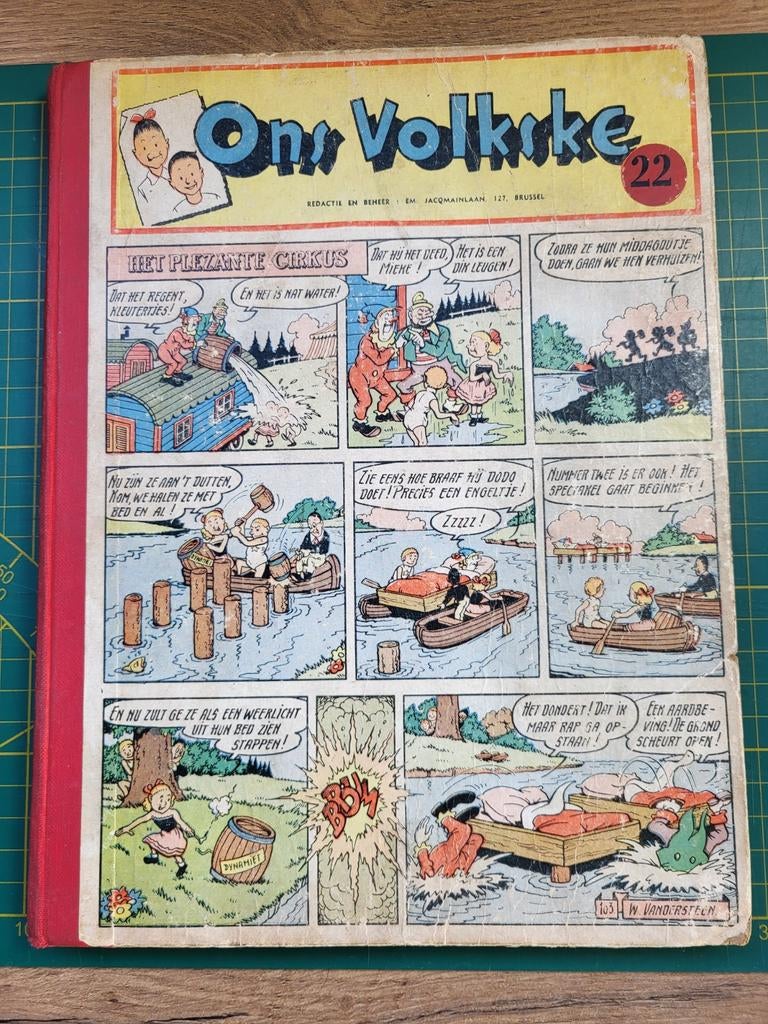 Album 22 van Ons Volkske - 1956, Ophalen of Verzenden, Gelezen