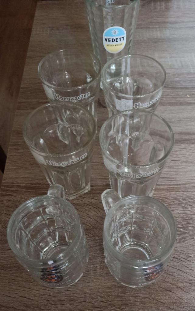 Hoegaarden bierglazen, Verzamelen, Ophalen of Verzenden, Zo goed als nieuw