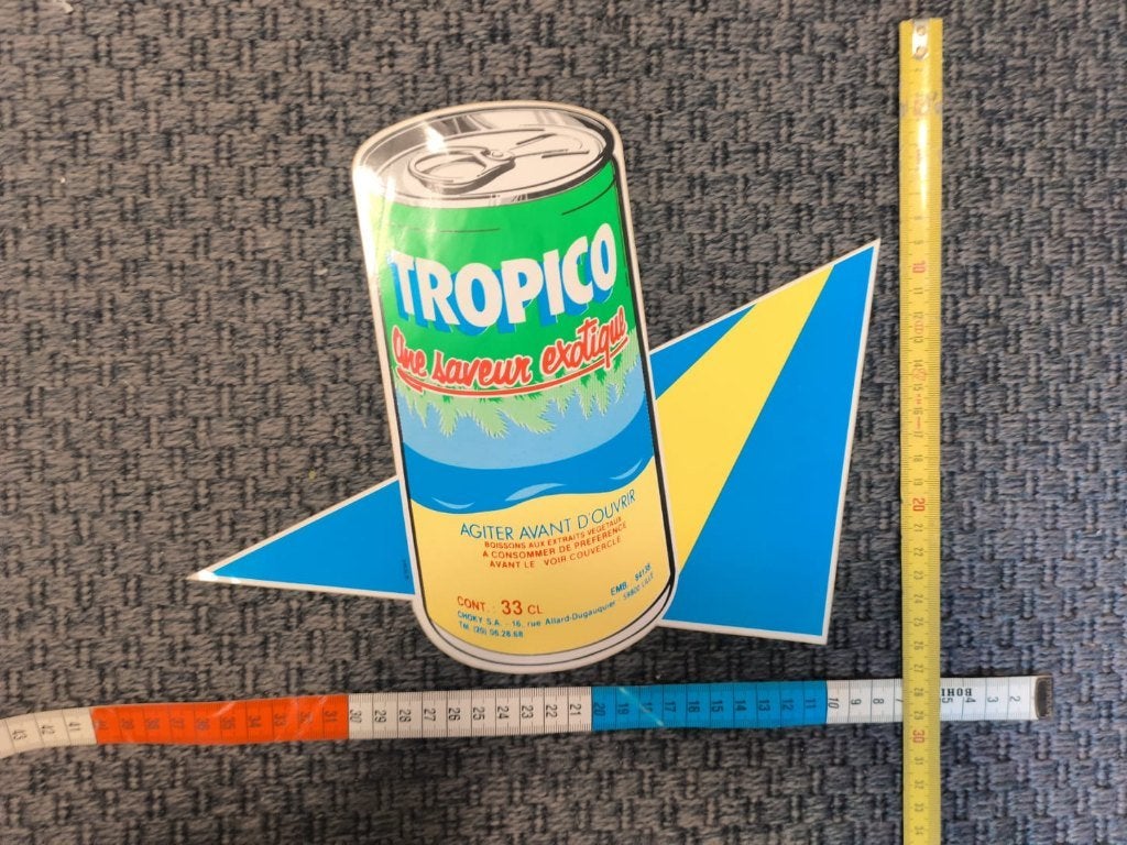 Autocolant stickers publicitaire TROPICO, Collections, Enlèvement ou Envoi