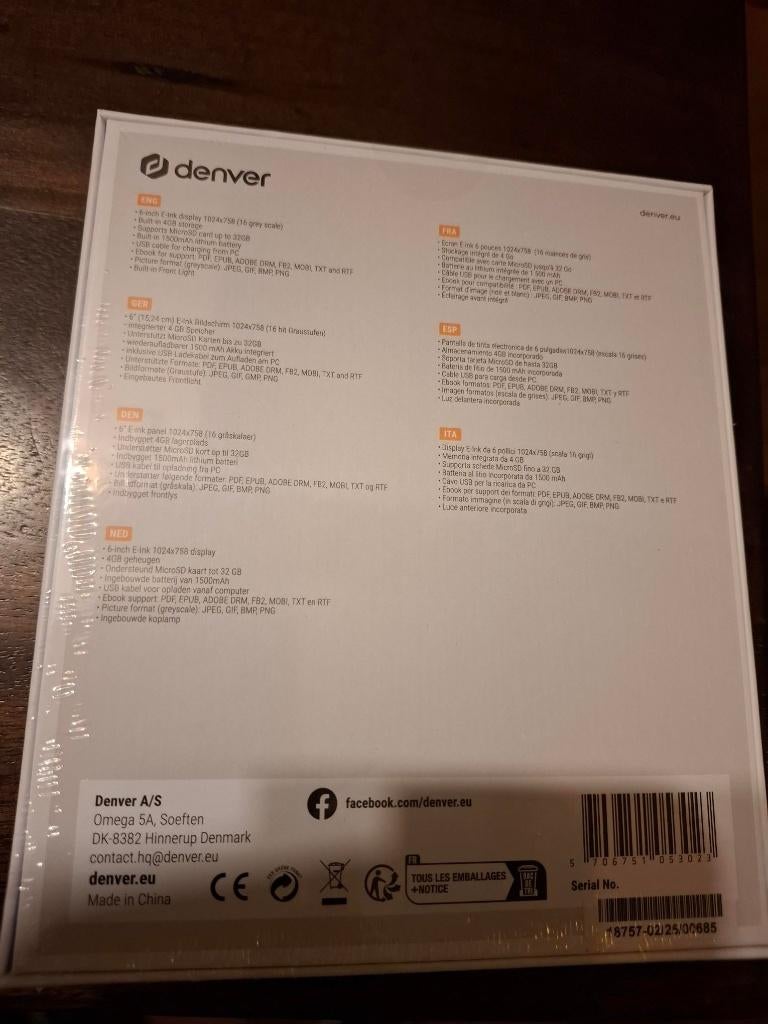 E-book reader, Computers en Software, E-readers, Ophalen, Nieuw, 6 inch of minder