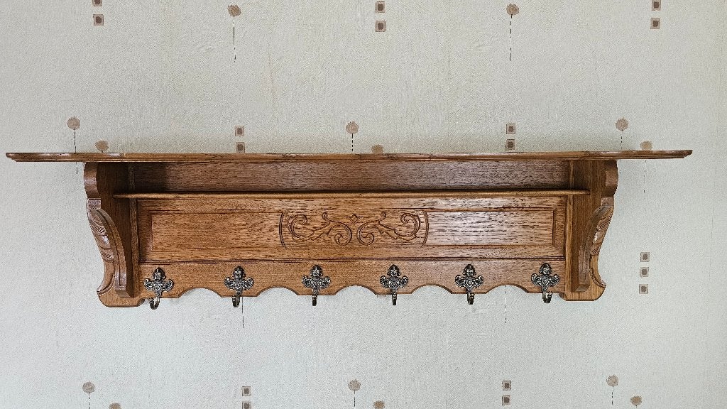 Archelle en bois - (Porte manteau), Ophalen, Gebruikt, Etagère, Hout
