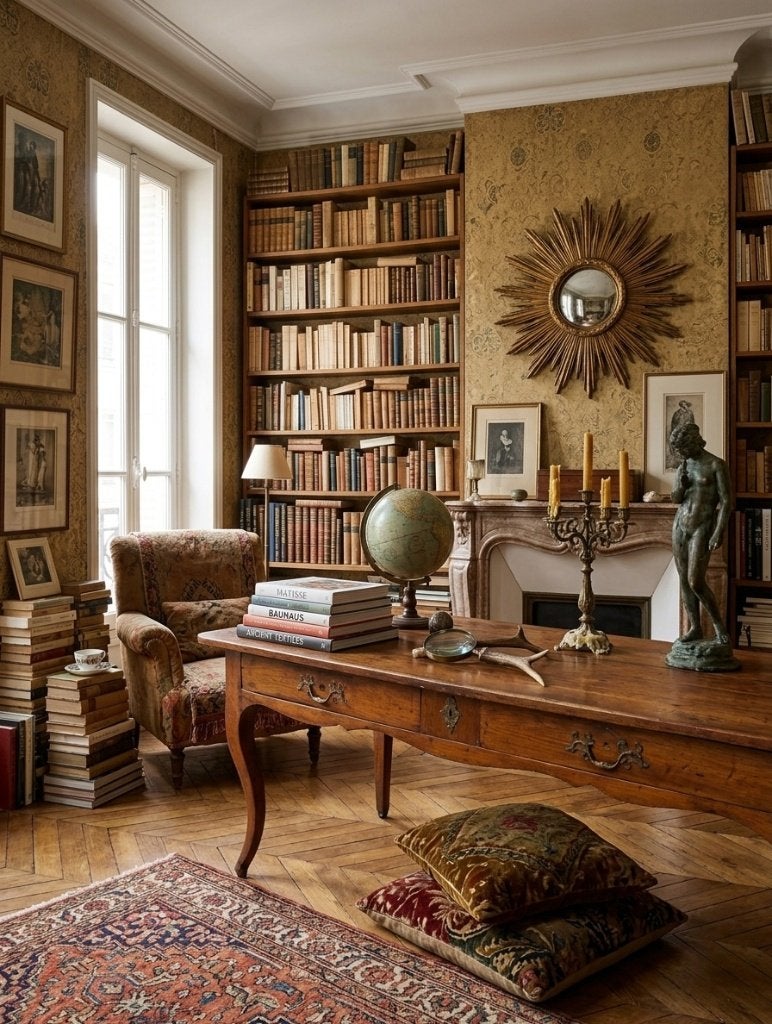 Imposant bureau époque XVIIIe siècle, Ophalen of Verzenden, Hout