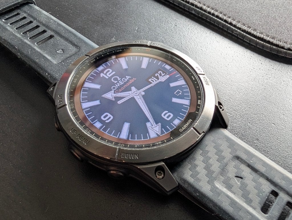 Garmin Fenix 7X Sapphire Solar, Carmin, Zwart, Ophalen of Verzenden, Zo goed als nieuw