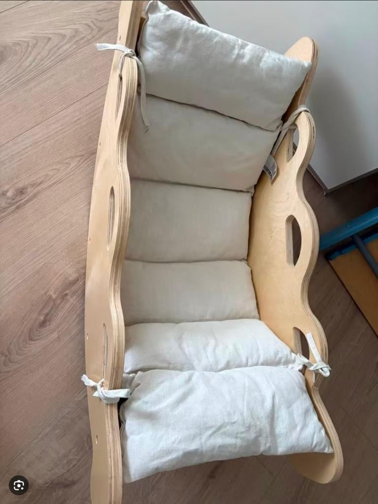 Houten wobbel / ligschommel, Kinderen en Baby's, Speelgoed | Houten speelgoed, Ophalen, Zo goed als nieuw, Overige typen