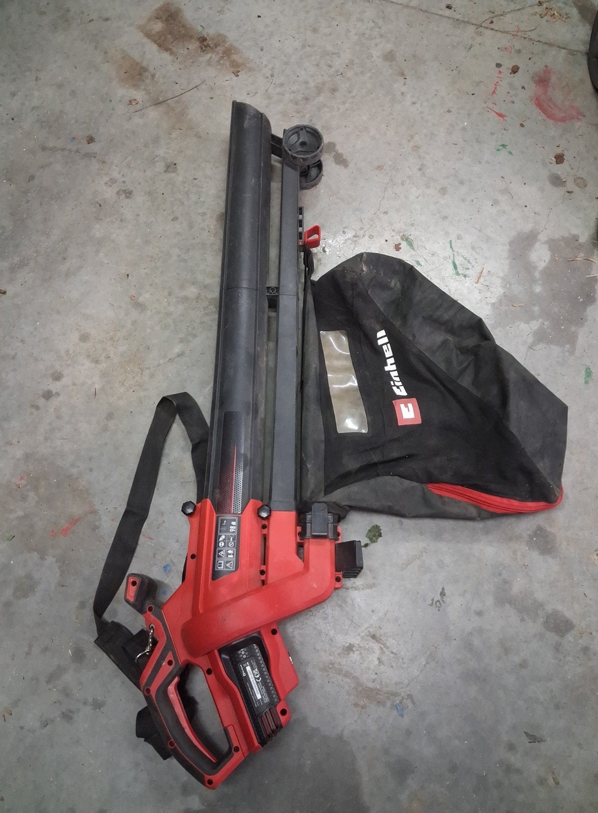 Aspirateur/souffleur de feuilles Einhell, Tuin en Terras, Bladblazers, Ophalen, Accu, Einhell, Zo goed als nieuw