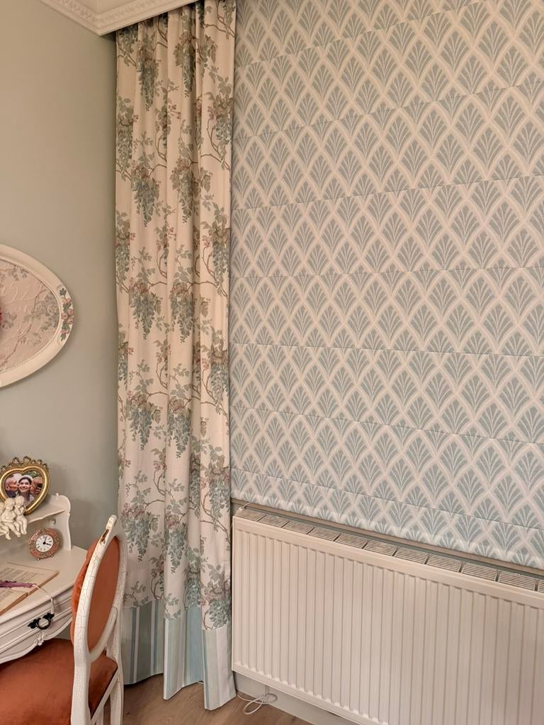 rideaux Laura Ashley + rideaux coulissants + coussins, Enlèvement