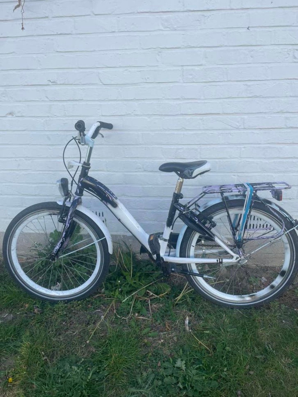 Meisjes fiets 7-10 Jaar.   22 Inch, Ophalen, Zo goed als nieuw, Velgrem, 20 inch
