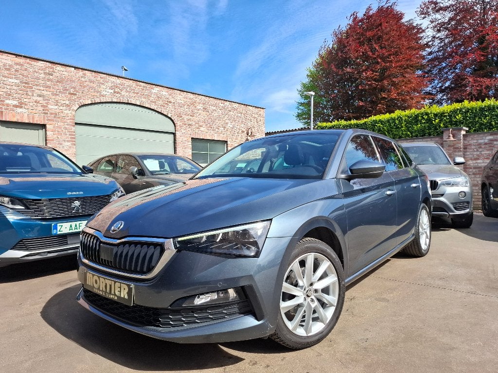 Skoda Scala,1.0i/115pk, Led/Xenon,Pdc,Smartlink,Navi,Pano,Cc, Autos, Skoda, Argent ou Gris, Euro 6, Entreprise, Boîte manuelle