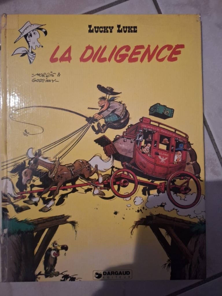 Lucky Luke La Diligence, Une BD, Utilisé