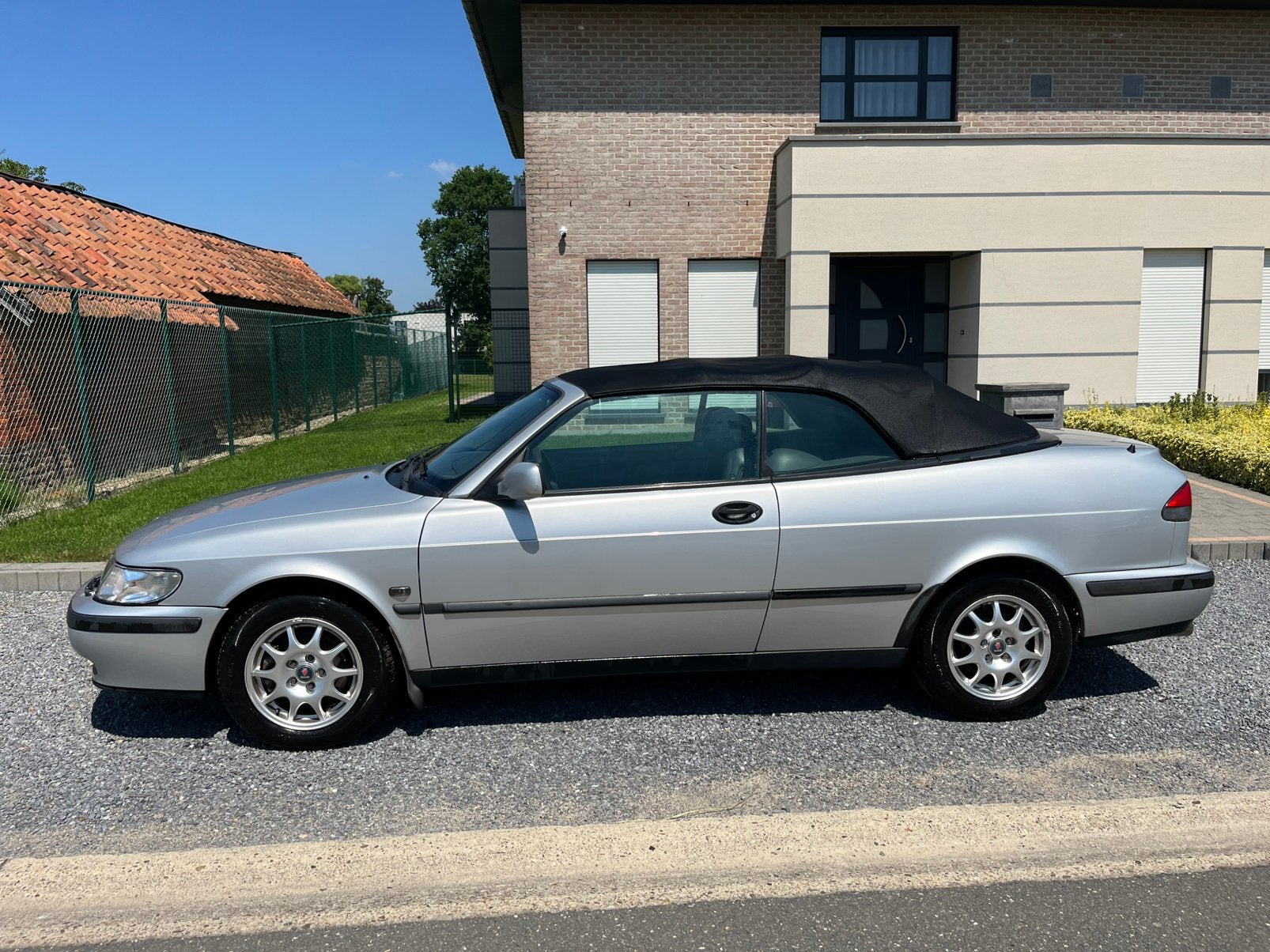 Saab 9.3 cabriolet 2.0 turbo GPL, Autos, Cuir, Argent ou Gris, Achat, Ordinateur de bord
