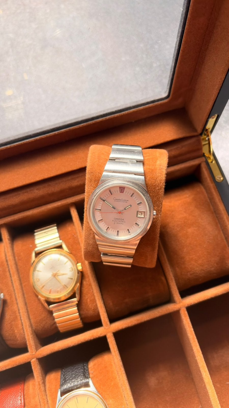 Omega Constellation Electronic f300Hz Chronometer – Vintage, Ophalen of Verzenden, Staal, Omega