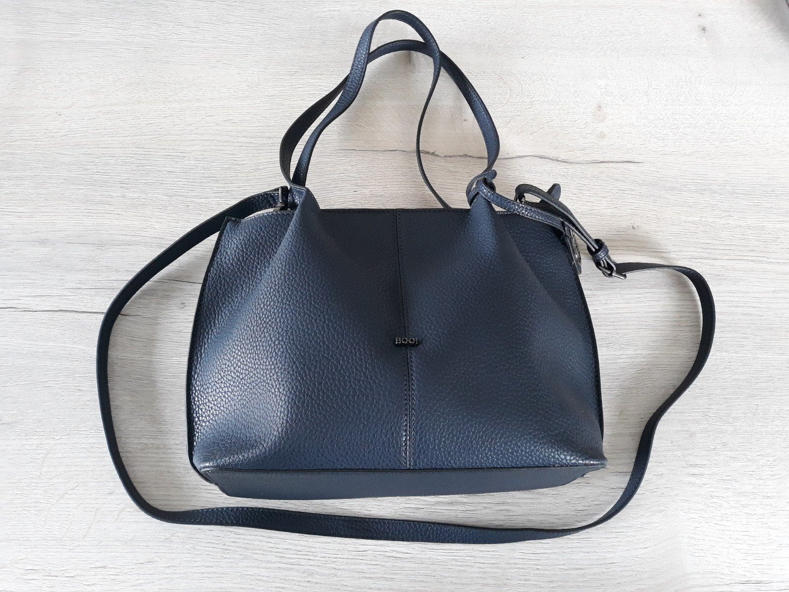 Boo handtas blauw, Handtassen en Accessoires, Tassen | Damestassen, Ophalen of Verzenden, Nieuw, Blauw, Handtas