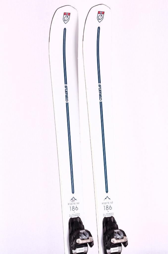 186 ski's STEREO PISTE V.2, grip walk, dual titanal, Gebruikt, Ophalen of Verzenden, Carve, Ski's
