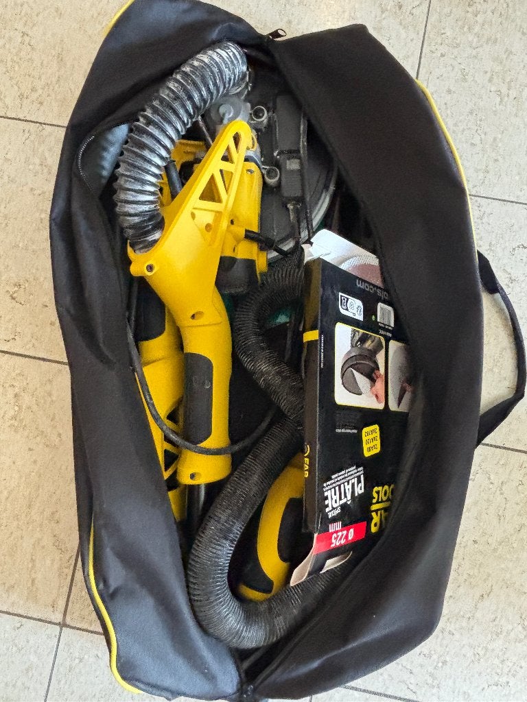 Stanley giraffenschuurmachine, Ophalen, Zo goed als nieuw, 600 tot 1200 watt, Excentrische schuurmachine