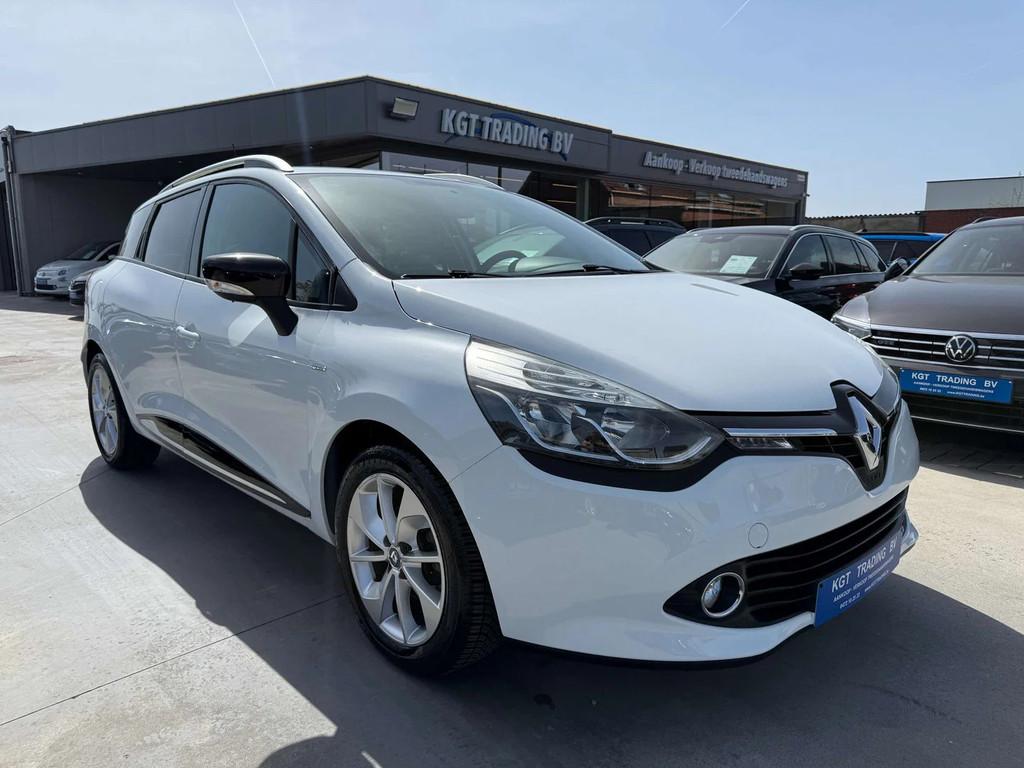 Renault Clio 1.2i LIMITED BREAK NAVIGATIE BLUETOOTH ALU LED, Autos, 1141 kg, Euro 6, Entreprise, Tissu