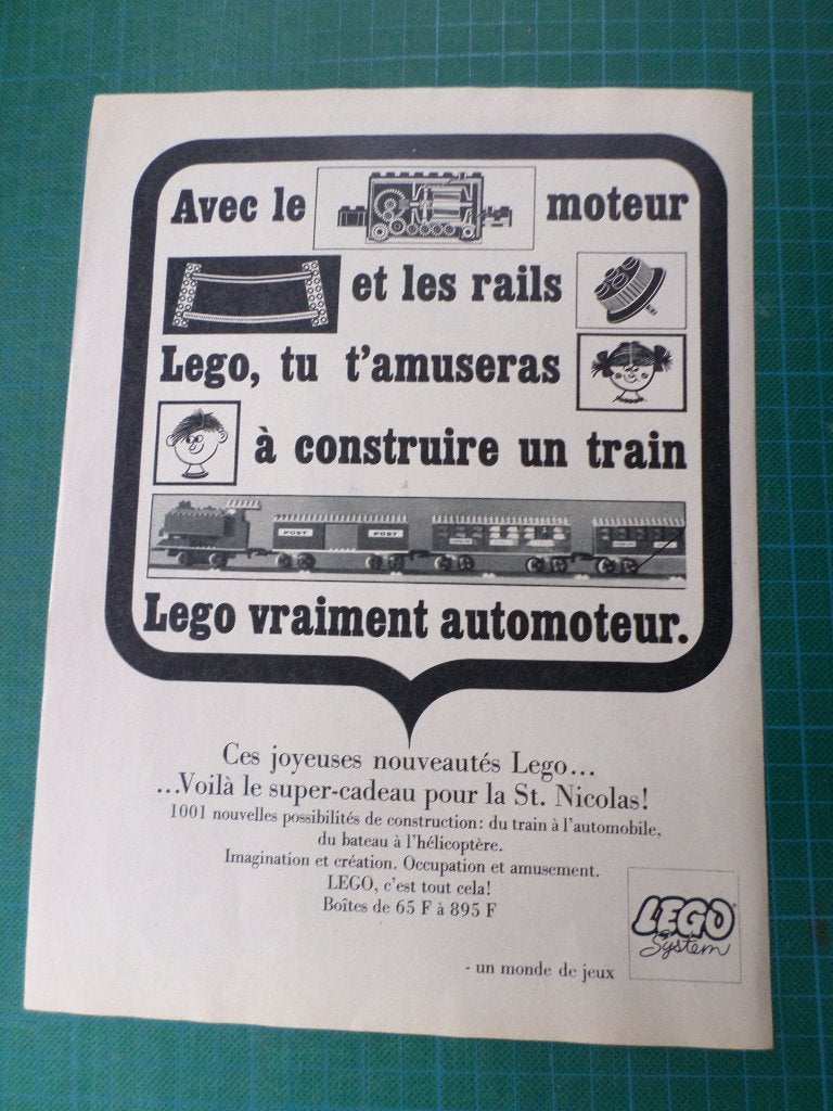 Lego - 10 publicités papier - 5 € le tout, Enlèvement ou Envoi, Utilisé, Autres types