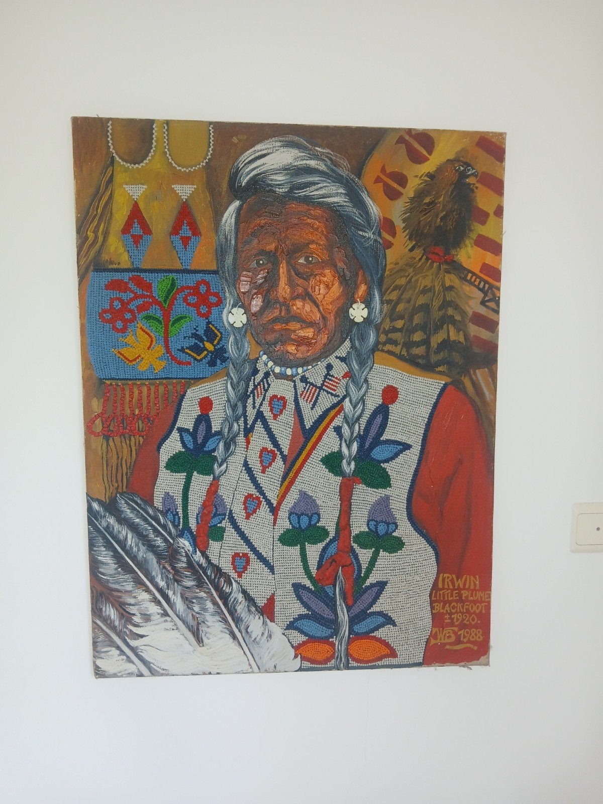 Schilderij WB Franklin, Antiek en Kunst, Kunst | Litho's en Zeefdrukken, Ophalen