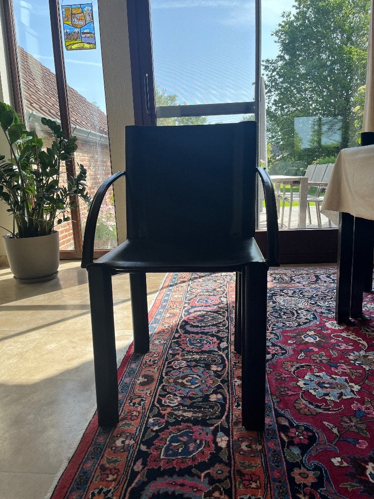 Lederen stoelen, Design, Comme neuf, Deux, Enlèvement