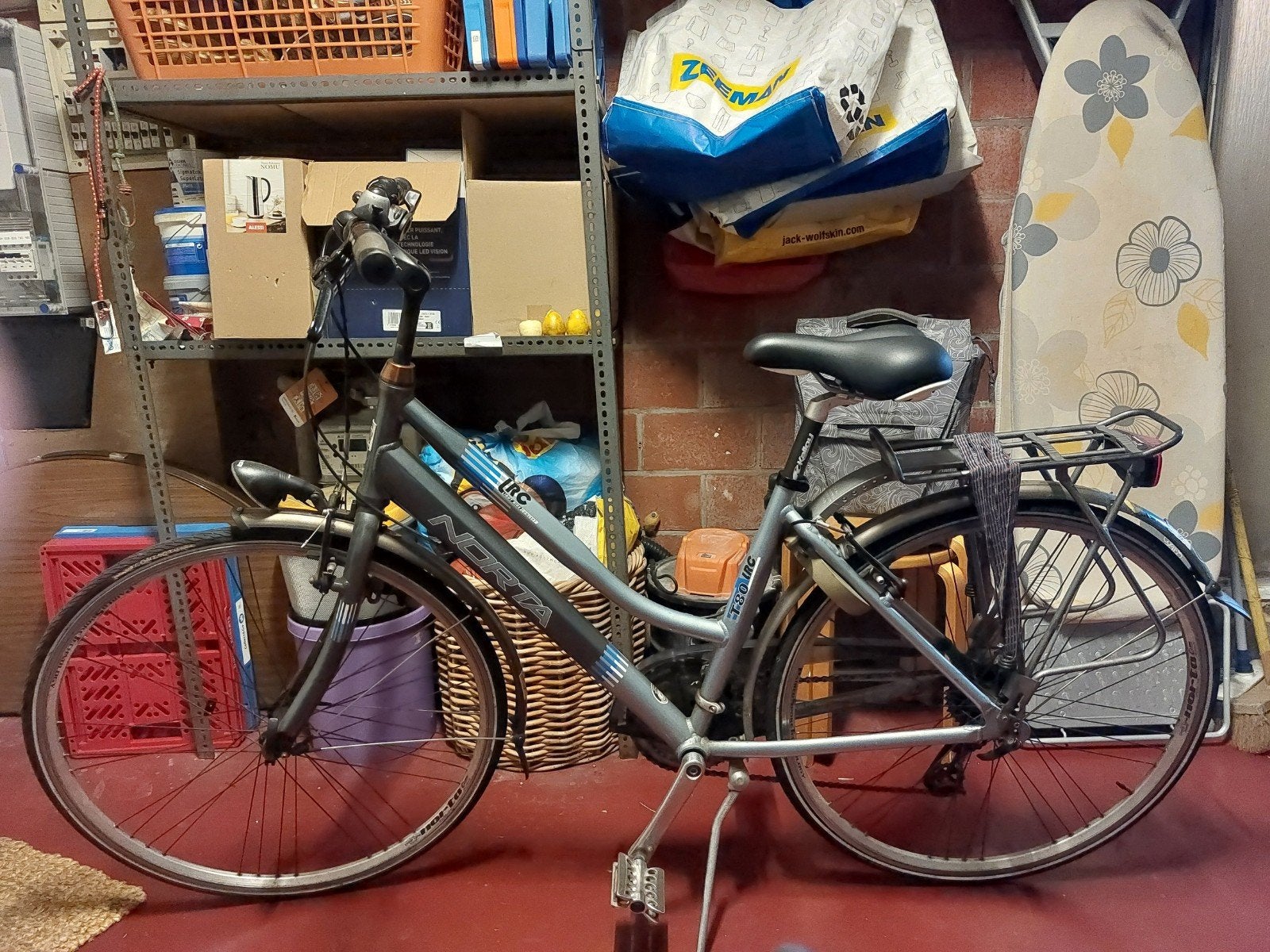 Fiets - Norta (grijs), Autres marques, Vitesses, 53 à 56 cm, Comme neuf