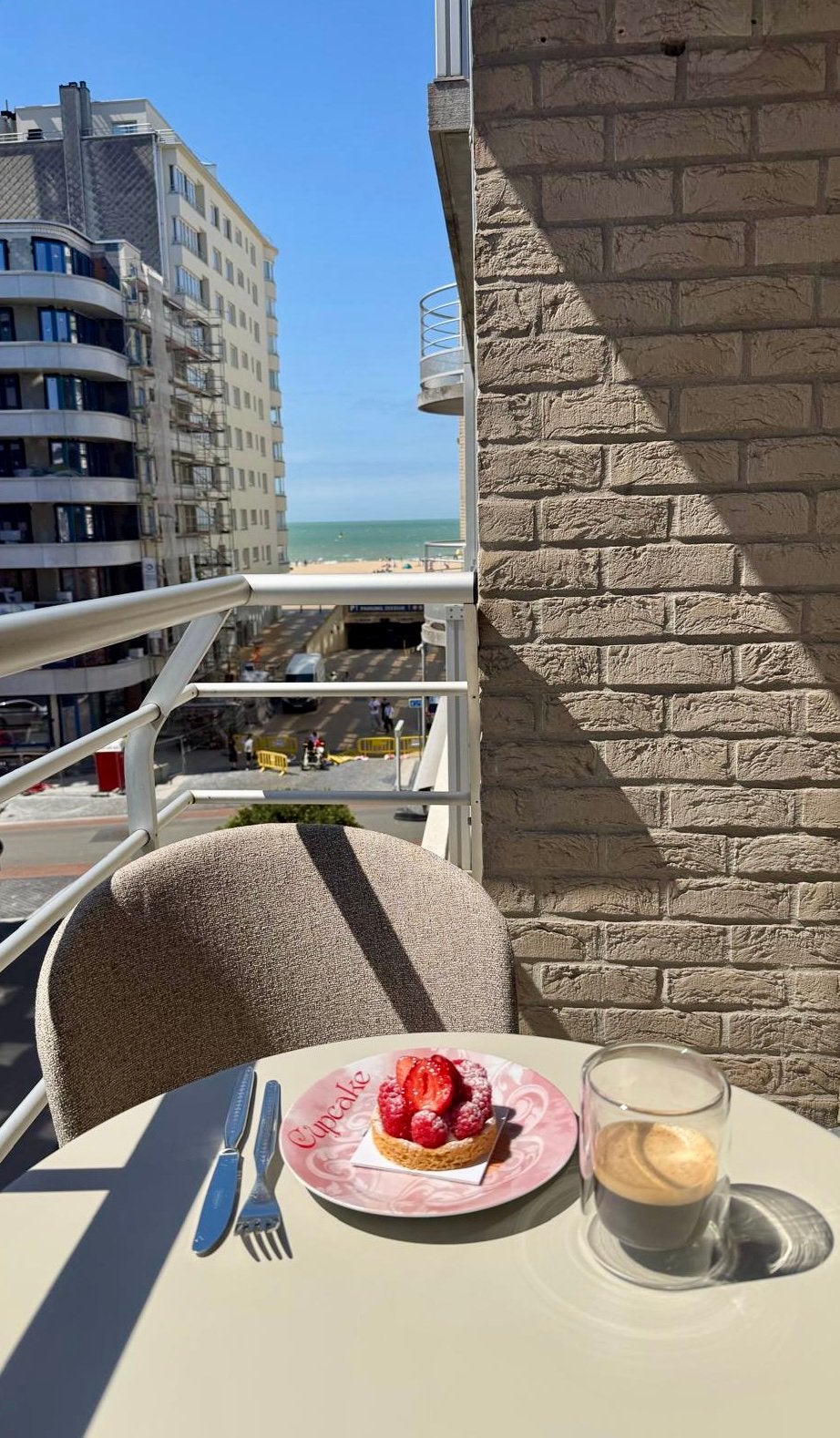 Vakantie appartement zeezicht-terras-centrum Oostende