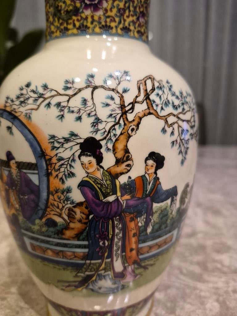 China porselein, emailverf., Ophalen