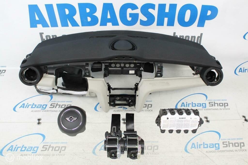 Airbag kit Tableau de bord noir/blanc Mini Cooper F55 F56, Autos : Pièces & Accessoires, Enlèvement ou Envoi, Utilisé
