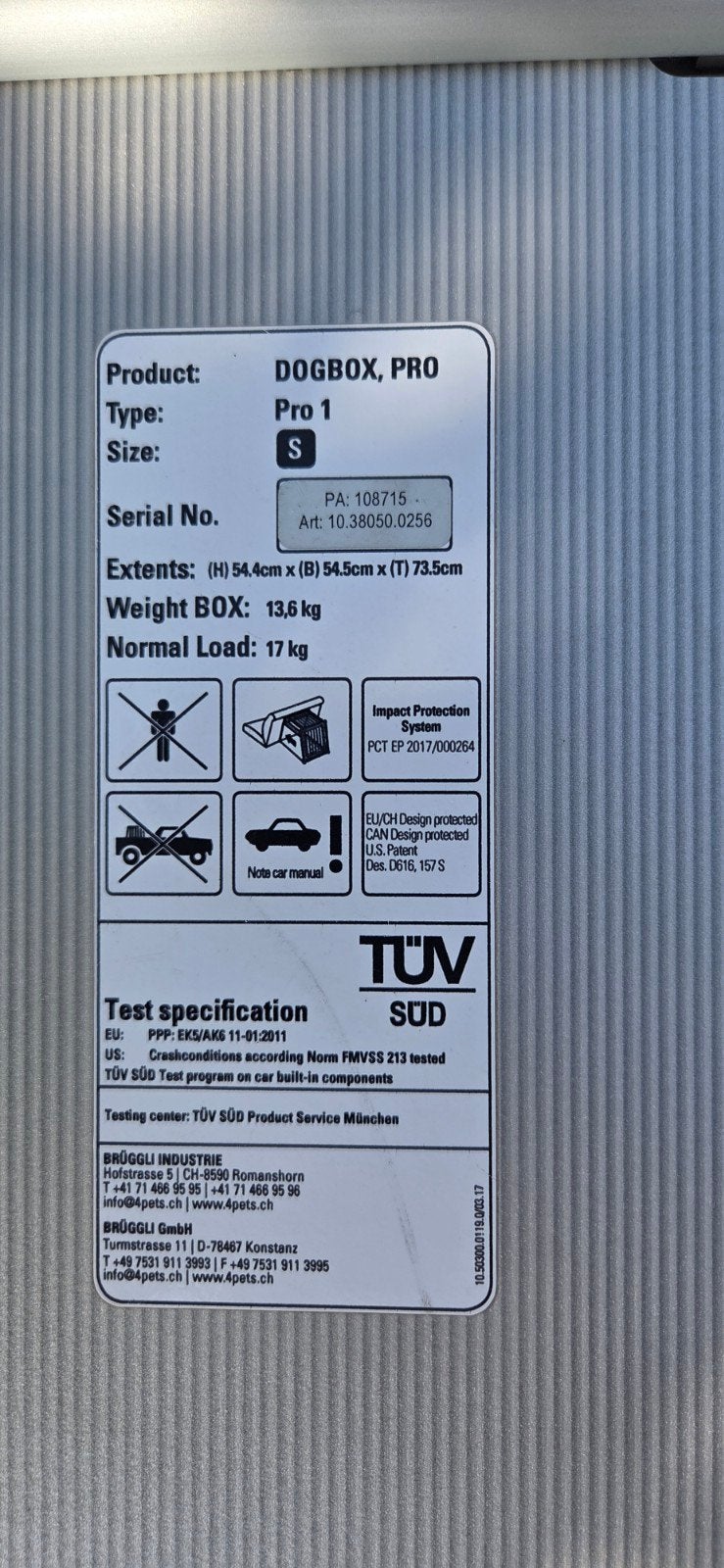 Hondenbench 4Pets Pro "Pro1 S", Dieren en Toebehoren, Ophalen