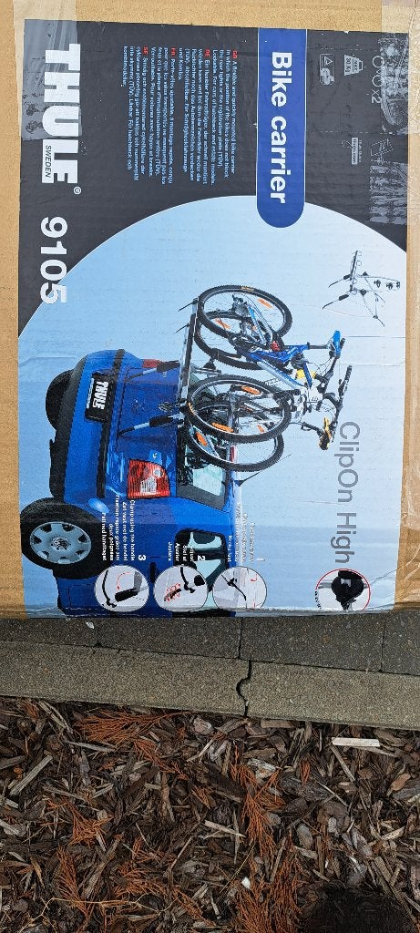 fietsdrager, Ophalen, 2 fietsen, Zo goed als nieuw, Achterklepdrager