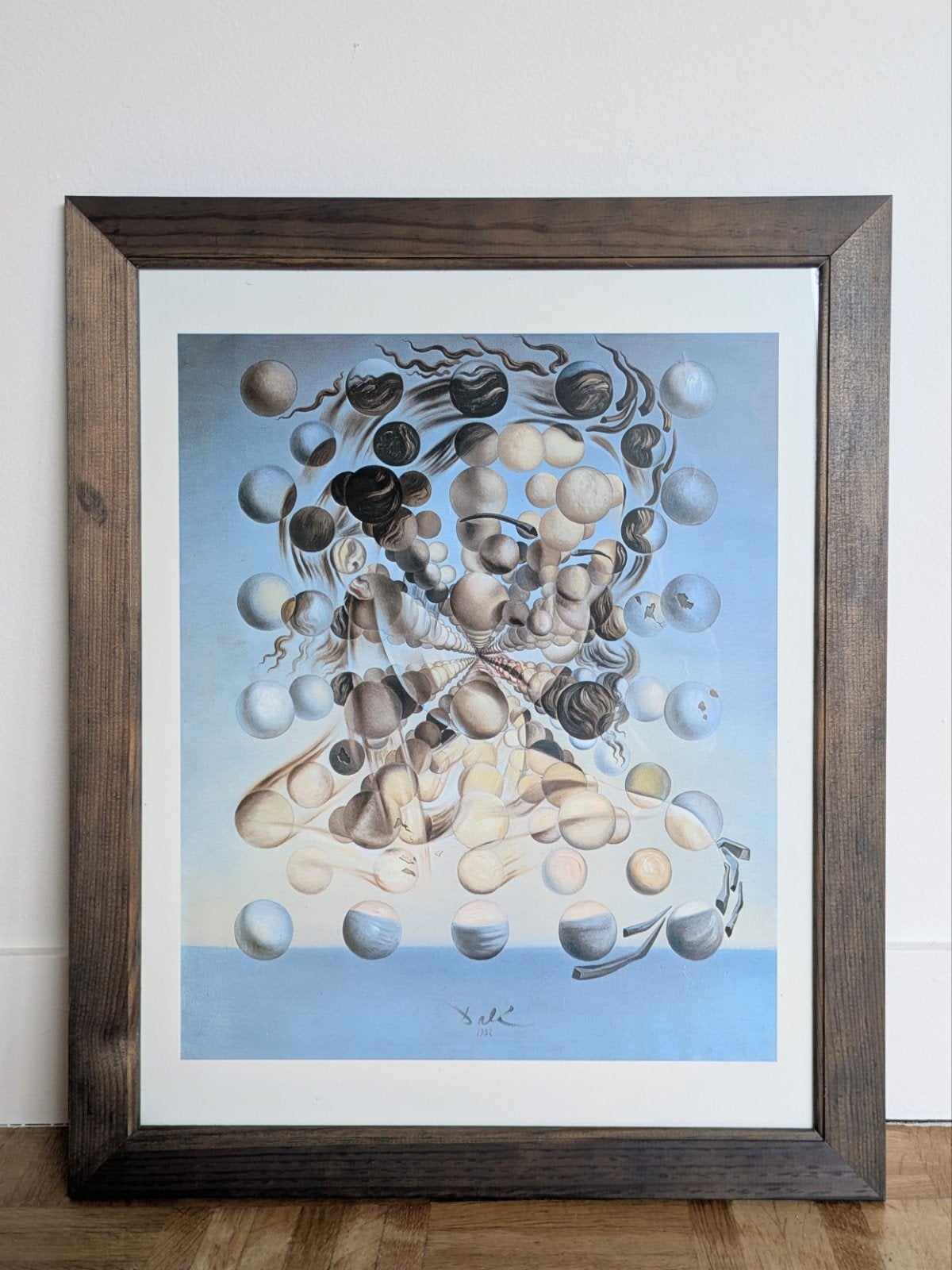 Frame met Dali-reproductie, Ophalen, 50 – 75, Minder dan 50 cm, Zo goed als nieuw