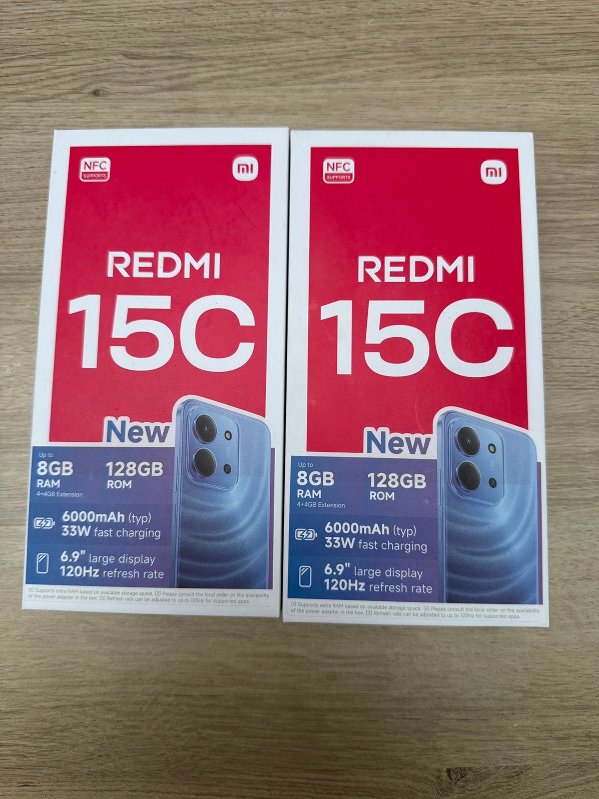 2 Redmi 15C 128GB, Télécoms, Téléphonie mobile | Samsung, Neuf, Enlèvement, Sans abonnement, Sans simlock