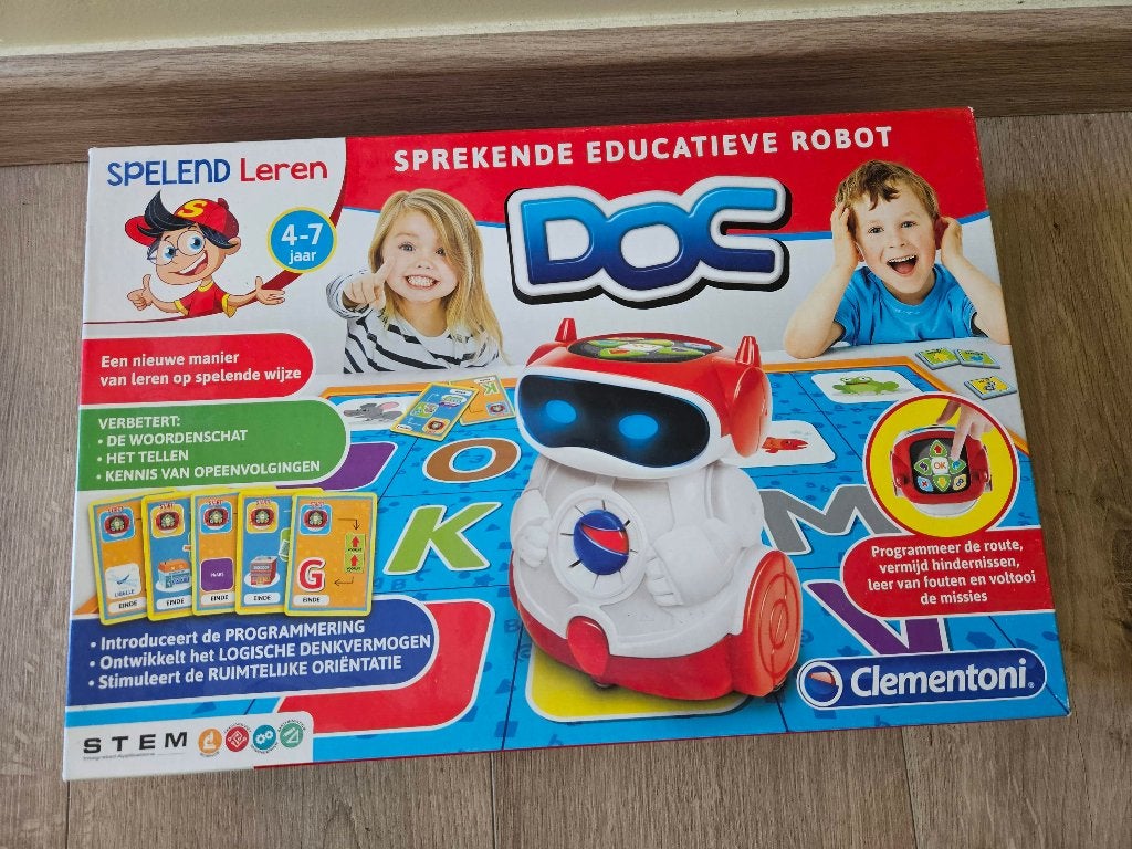 Doc Robot - Sprekende educatieve robot (van Clementoni), Enfants & Bébés, Jouets | Éducatifs & Créatifs, Enlèvement, Utilisé, Électronique