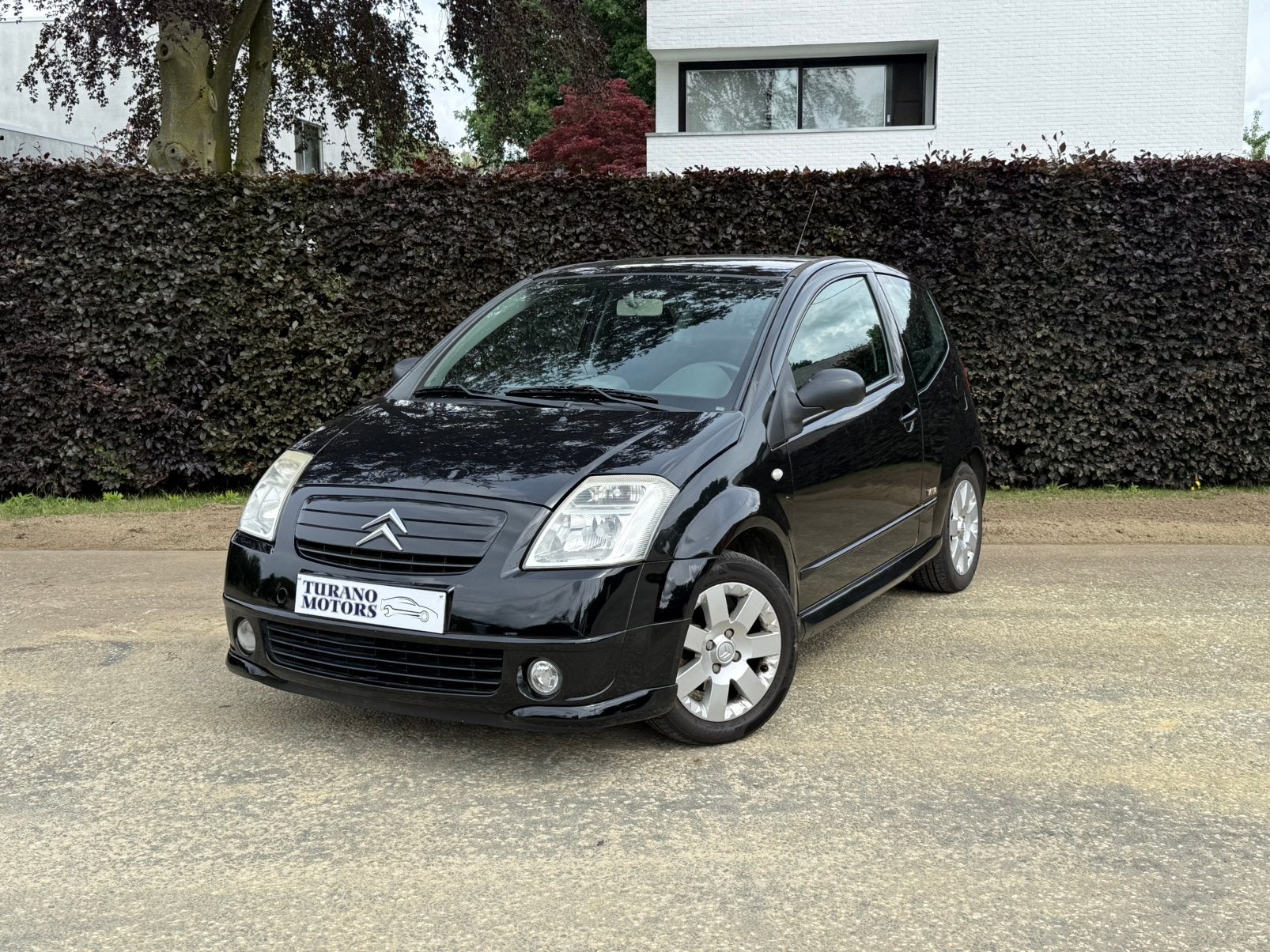 Citroen C2 1.3i VTR uitvoering, Auto's, Stof, 1360 cc, 4 cilinders, Zwart
