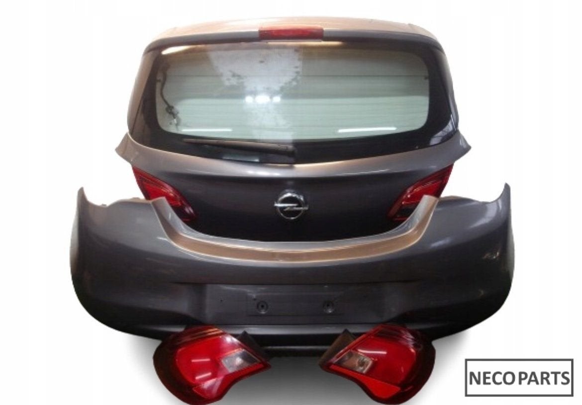 OPEL CORSA E 5D 14-19 ACHTERKLEP BUMPER Z195 ALLES LEVERBAAR, -, Garde-boue, Opel, Utilisé