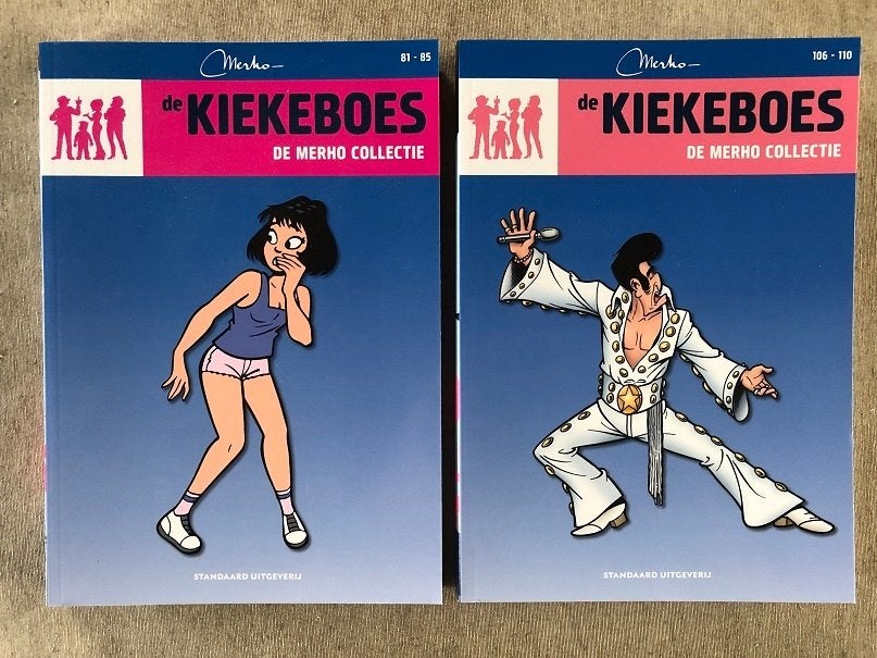 strips, De Kiekeboes, de Merho collectie, Boeken, Ophalen of Verzenden, Zo goed als nieuw