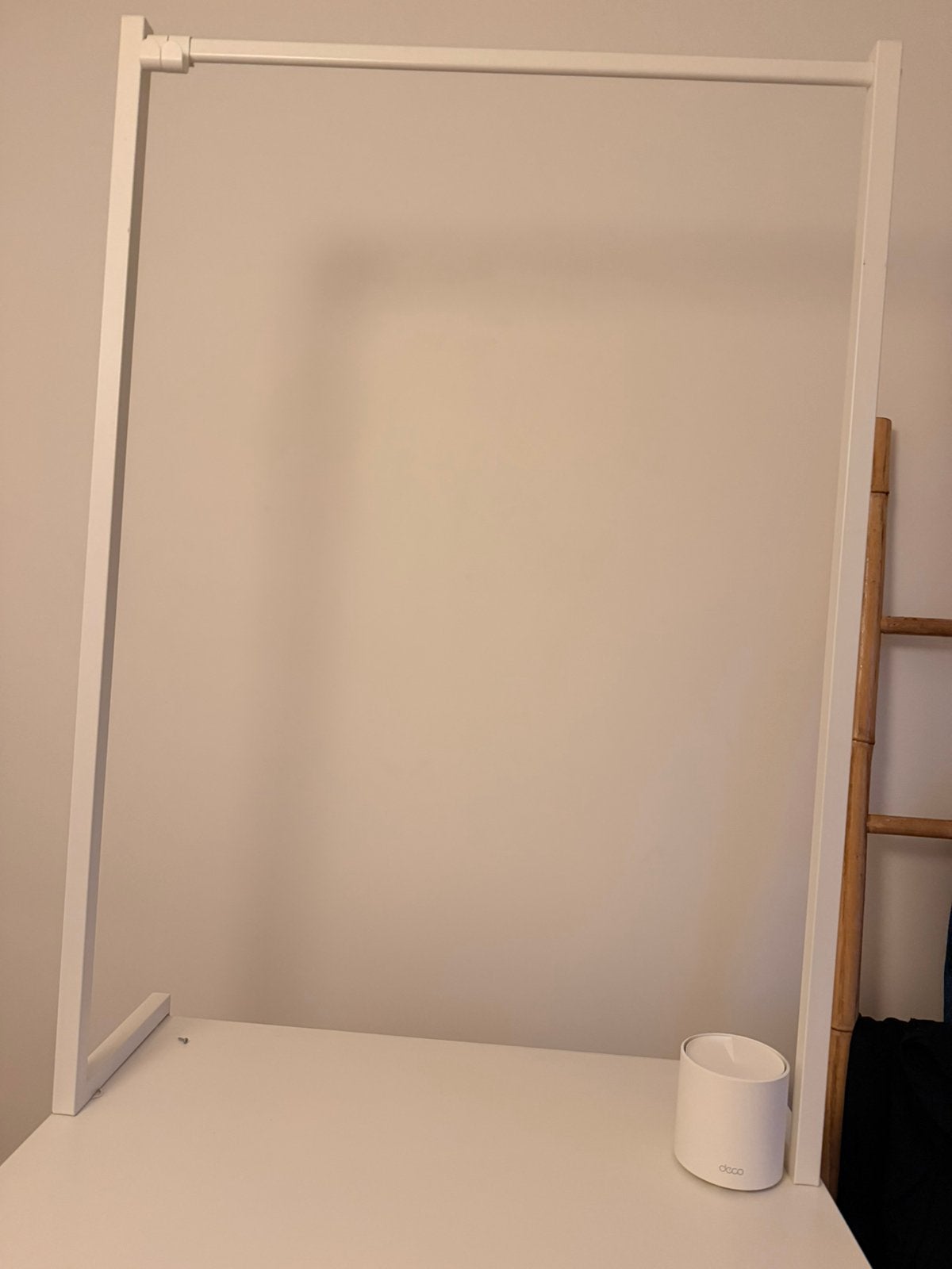 NORDLI Aanbouwkledingroede, wit, 80x115 cm, Ophalen, Zo goed als nieuw
