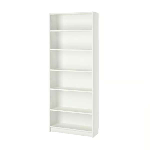 Set van 2 witte IKEA BILLY boekenkasten (6 verdiepingen), Ophalen, Met plank(en), Gebruikt, 200 cm of meer