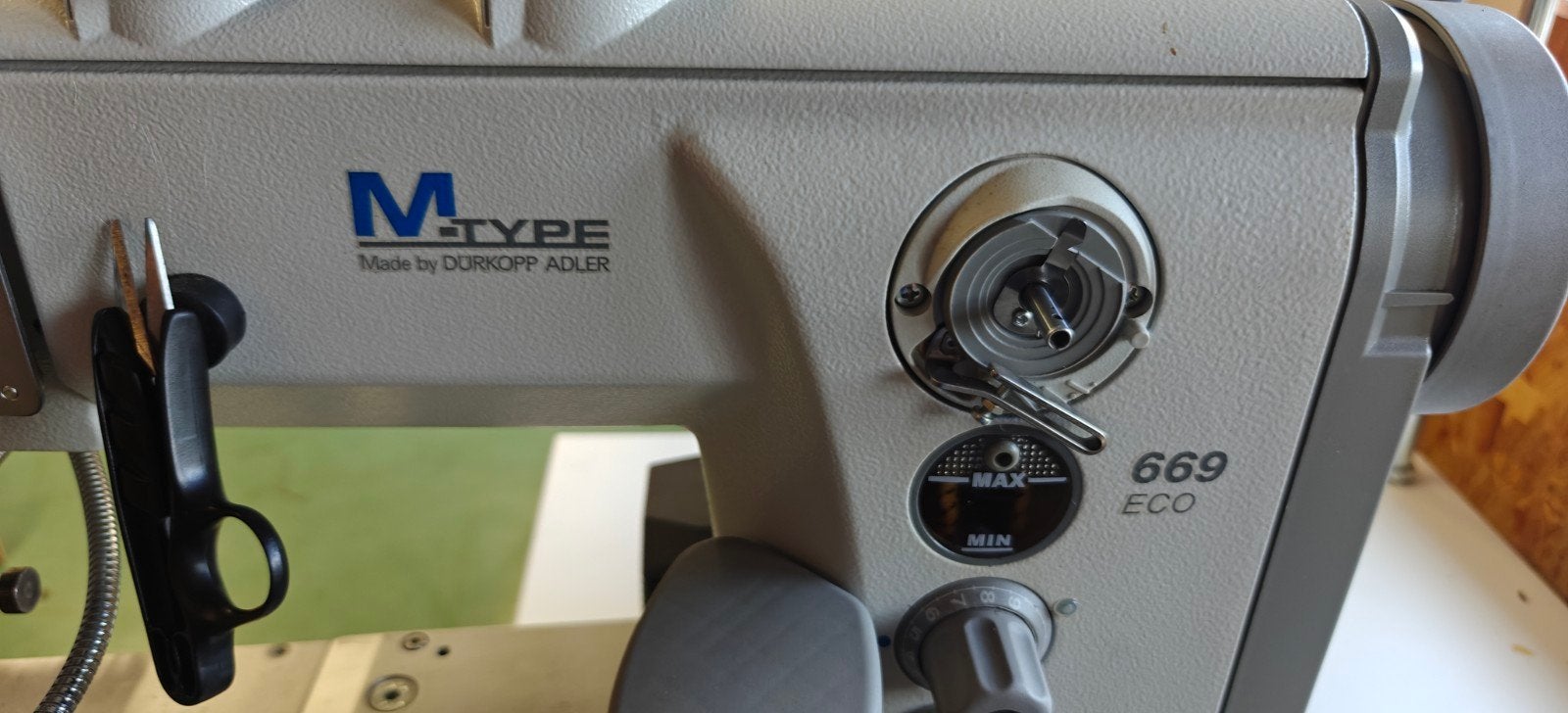 Naaimachine voor leder Durkopp-Addles 669 eco + accessoires, Hobby en Vrije tijd, Industrieel, Ophalen, Overige merken, Naaimachine