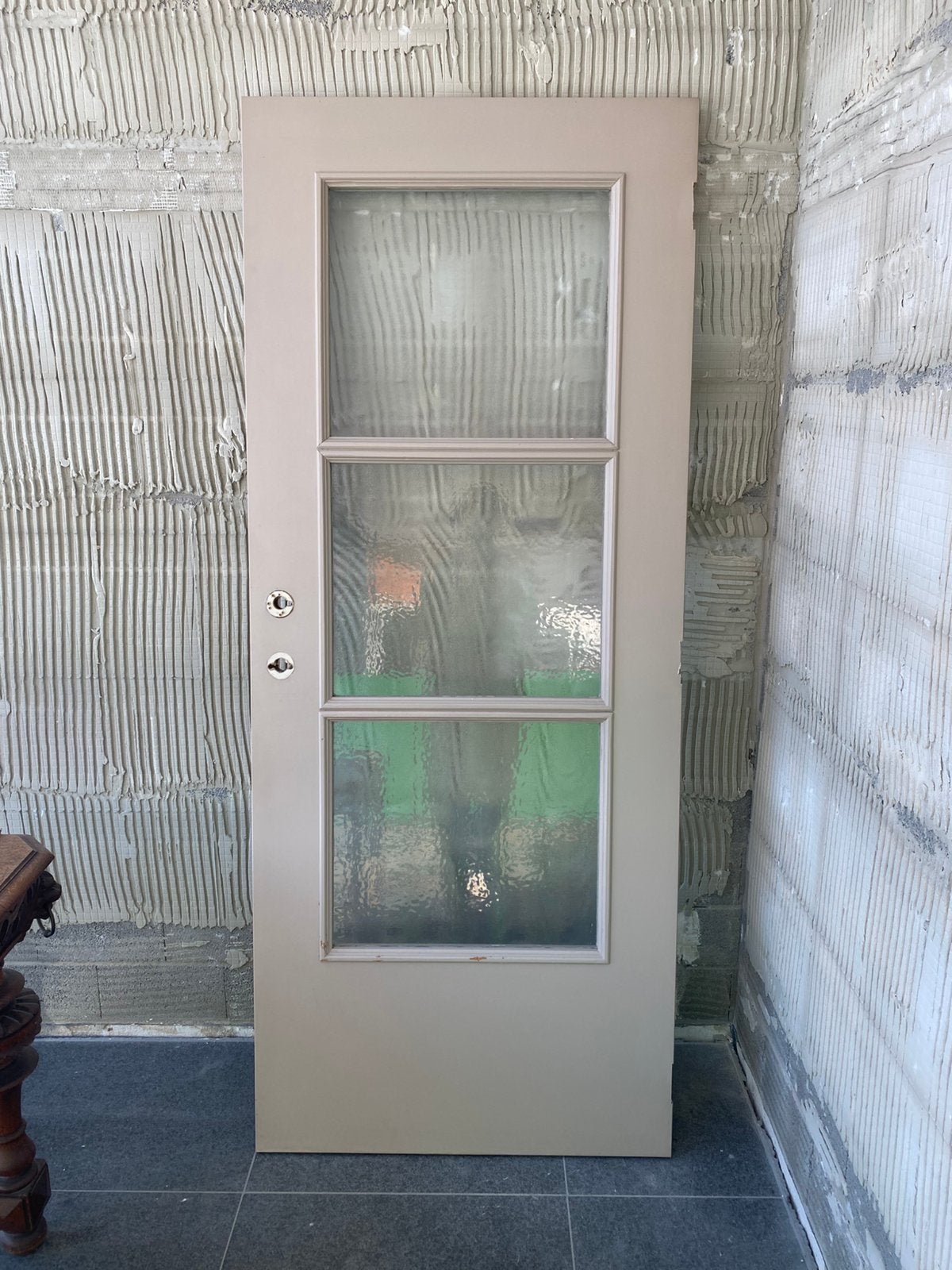 Deur met glas, Ophalen, Glas